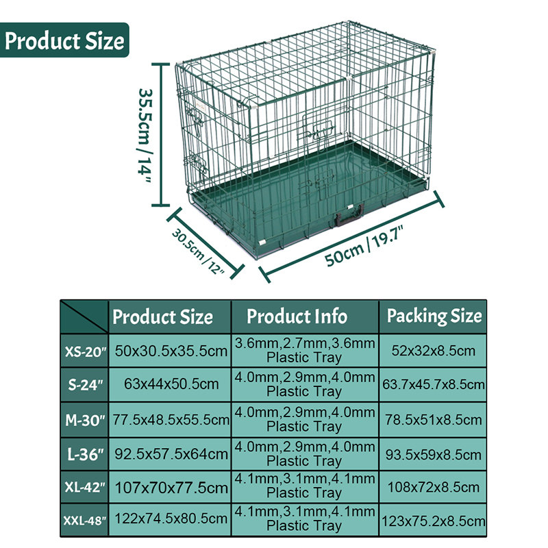 折りたたみ可能なワイヤーメタルドッグケージ 折りたたみ可能なワイヤーメタルドッグケージ