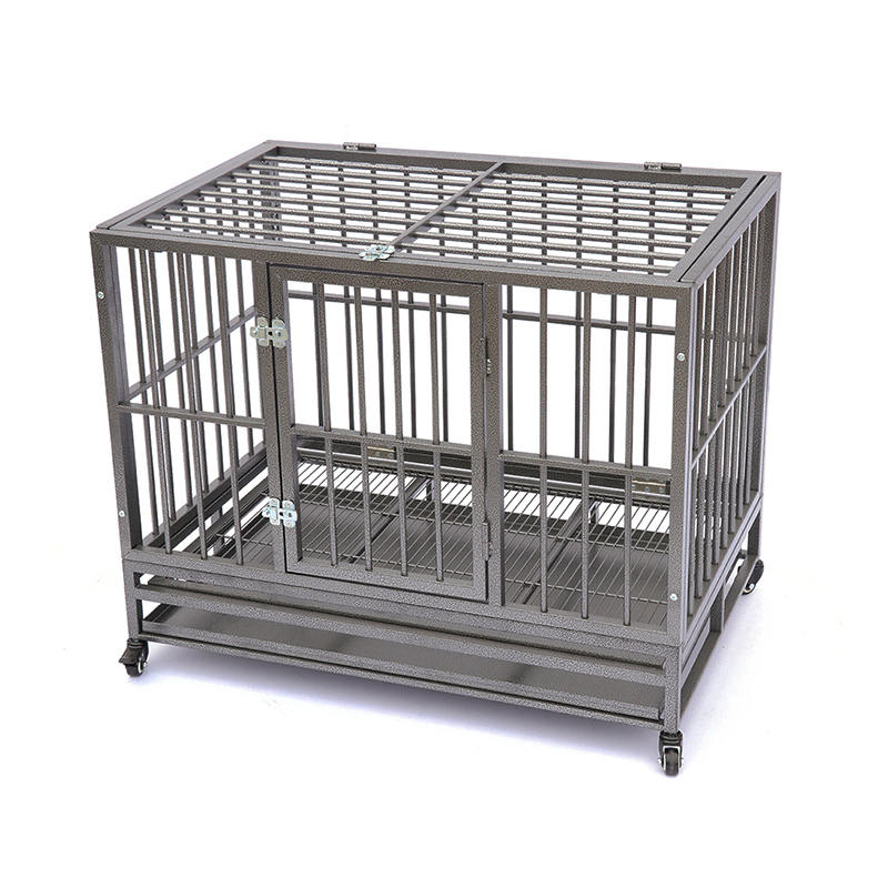 トップトップチューブメタルドッグケージを開きます トップトップチューブメタルドッグケージを開きます