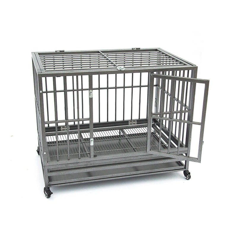 トップトップチューブメタルドッグケージを開きます トップトップチューブメタルドッグケージを開きます