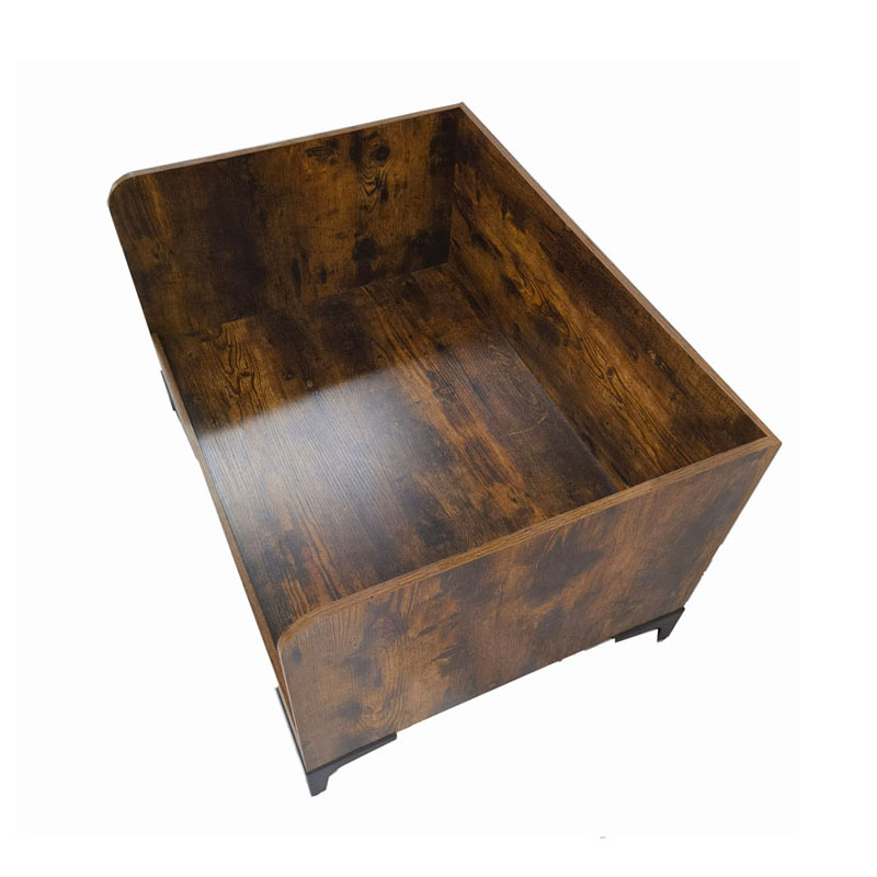 フレーム付きのモダンな屋内木材の高架犬のベッド フレーム付きのモダンな屋内木材の高架犬のベッド