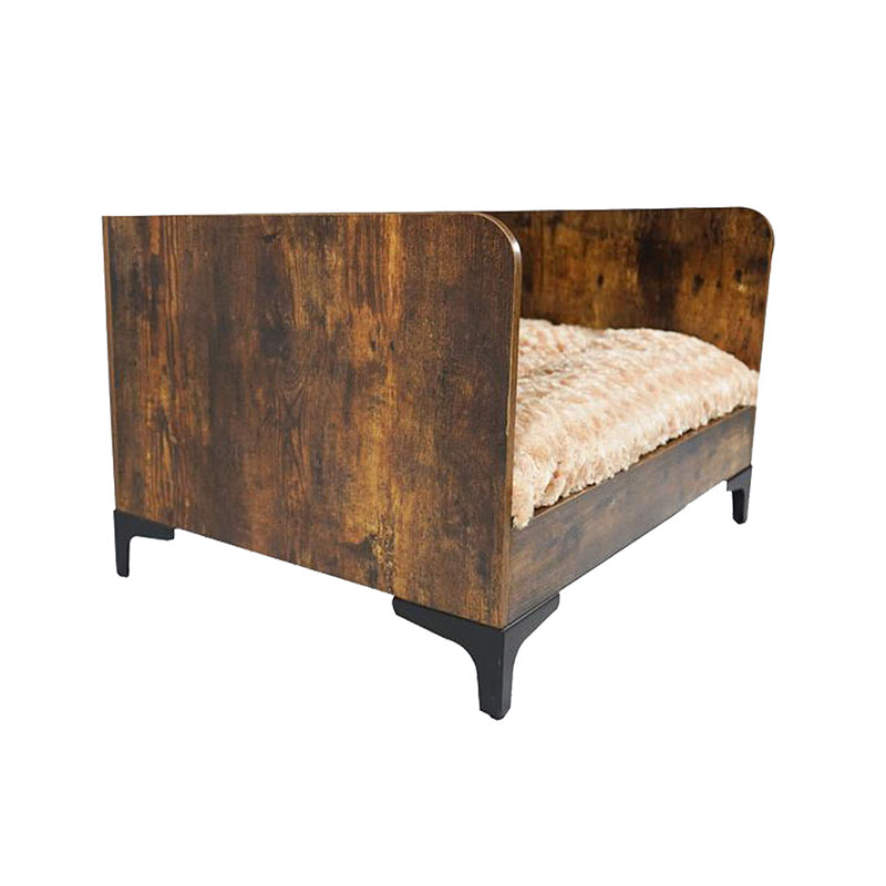 フレーム付きのモダンな屋内木材の高架犬のベッド フレーム付きのモダンな屋内木材の高架犬のベッド