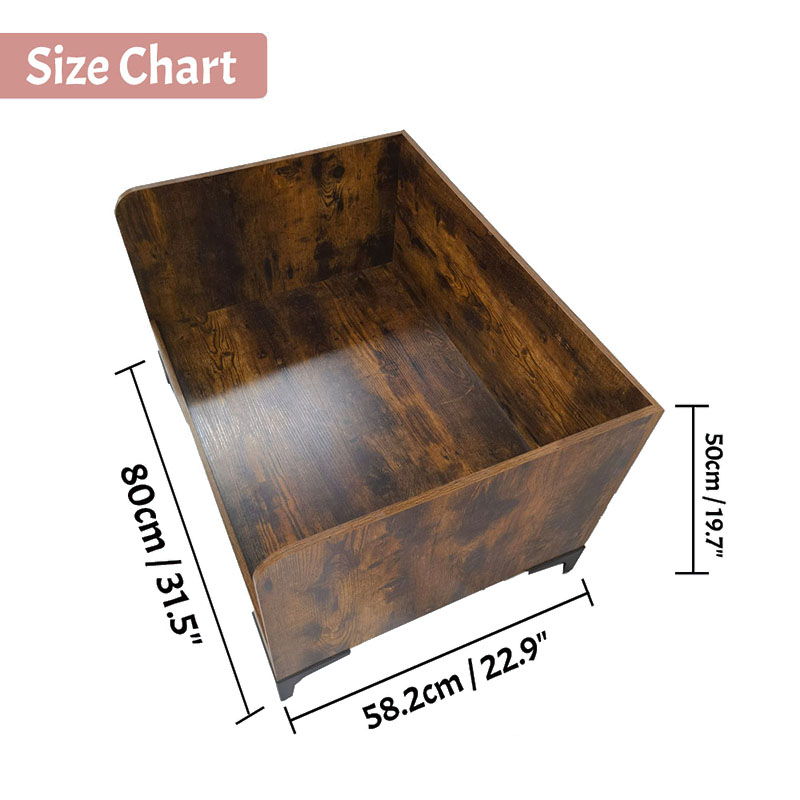 フレーム付きのモダンな屋内木材の高架犬のベッド フレーム付きのモダンな屋内木材の高架犬のベッド