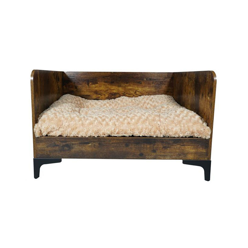 フレーム付きのモダンな屋内木材の高架犬のベッド フレーム付きのモダンな屋内木材の高架犬のベッド