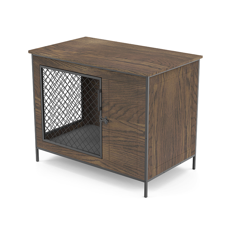 屋内犬の木枠エンドテーブル木製家具スタイルの犬ケージ 屋内犬の木枠エンドテーブル木製家具スタイルの犬ケージ