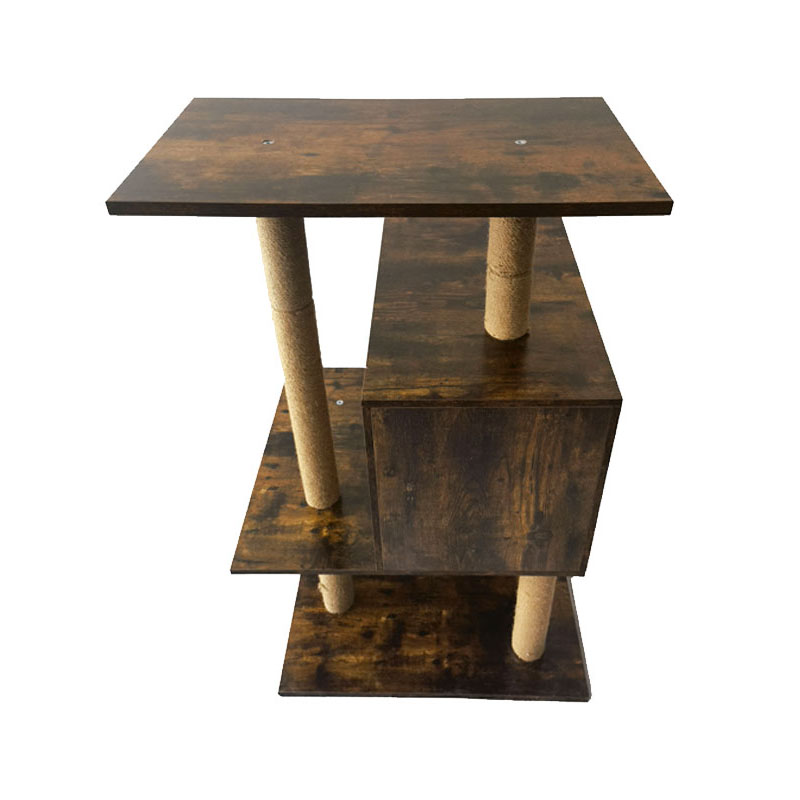 木製タワーキャットハウスサイザルスクラッチポスト猫の木の登山フレーム 木製タワーキャットハウスサイザルスクラッチポスト猫の木の登山フレーム