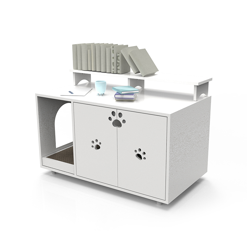 家具猫の洗面所大きな隠されたゴミキャビネット家具猫ケージ