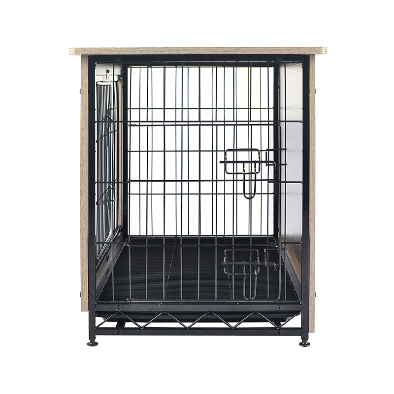 アイボリー屋内大型木製家具スタイルの金属犬の木枠 アイボリー屋内大型木製家具スタイルの金属犬の木枠