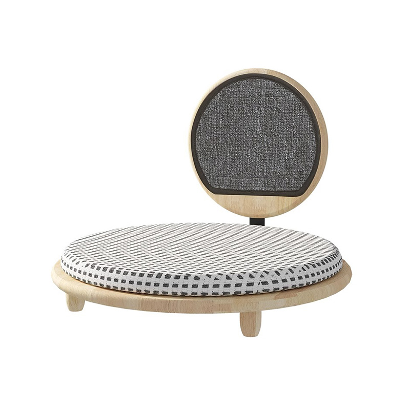 スクラッチボード付きの頑丈な居心地の良い猫の巣