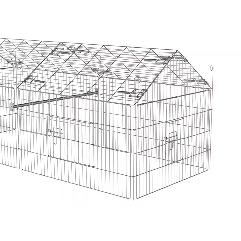 UVカバー付きの屋外折りたたみ式鶏肉フェンスワイヤーチキンコープ UVカバー付きの屋外折りたたみ式鶏肉フェンスワイヤーチキンコープ