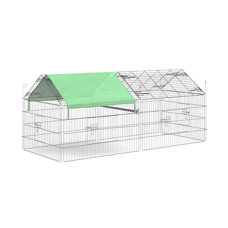 UVカバー付きの屋外折りたたみ式鶏肉フェンスワイヤーチキンコープ UVカバー付きの屋外折りたたみ式鶏肉フェンスワイヤーチキンコープ