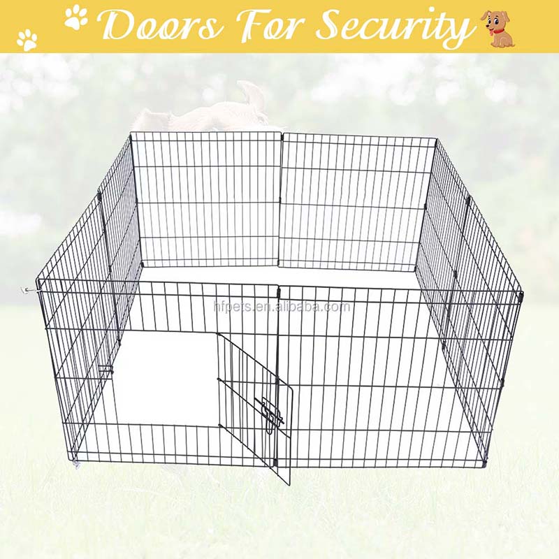 8パネルの金属ペットフェンス折りたたみ式ワイヤードッグ 8パネルの金属ペットフェンス折りたたみ式ワイヤードッグ