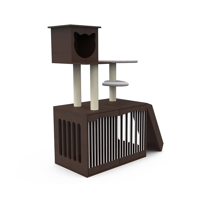 ウッドキャットタワーコンドミニアムクライミングフレーム屋内猫の木 ウッドキャットタワーコンドミニアムクライミングフレーム屋内猫の木
