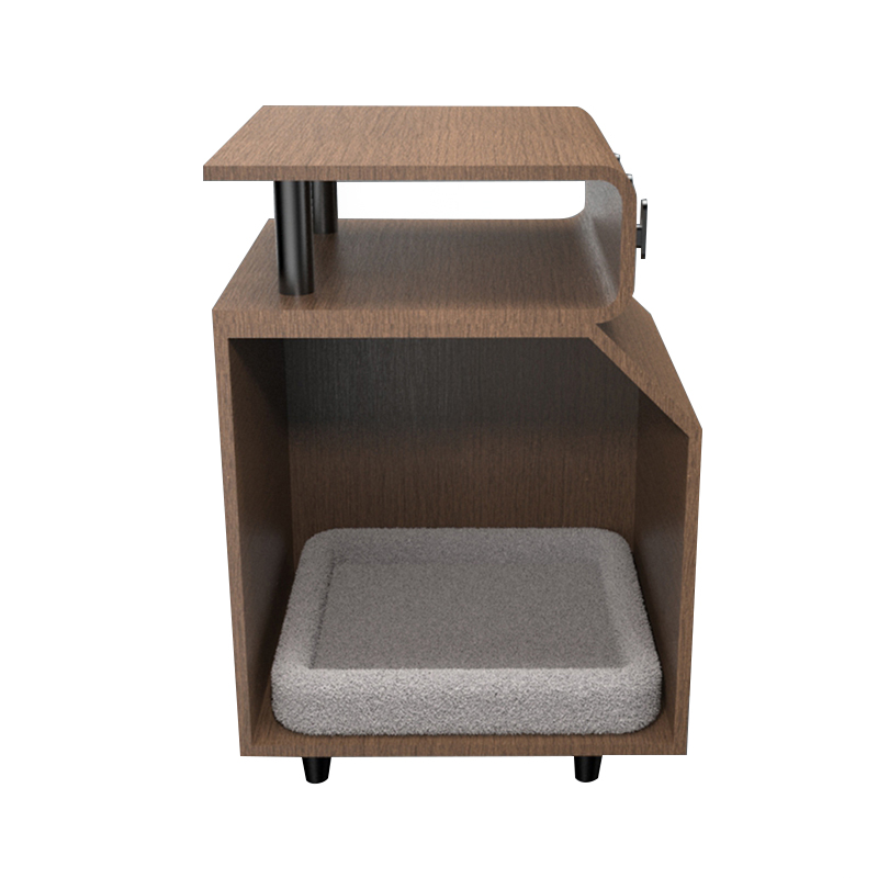 水面のペットのベッド猫のベッドはひっかき板で