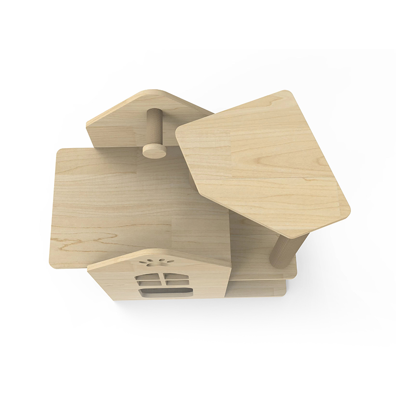 登山サイザルの引っ掻きのポスト付きの屋内木製タワーの猫の家猫の木 登山サイザルの引っ掻きのポスト付きの屋内木製タワーの猫の家猫の木