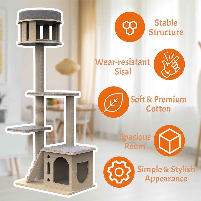 登山用サイアルスクラッチポストの屋内樹木塔猫の木 登山用サイアルスクラッチポストの屋内樹木塔猫の木