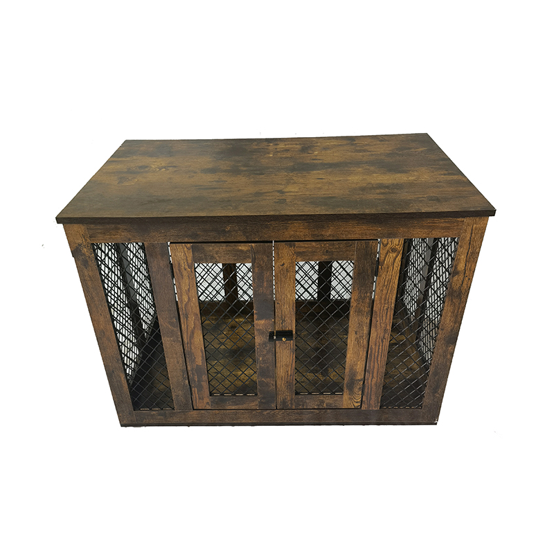 屋内家具スタイルの木製金属大型犬のケージ 屋内家具スタイルの木製金属大型犬のケージ