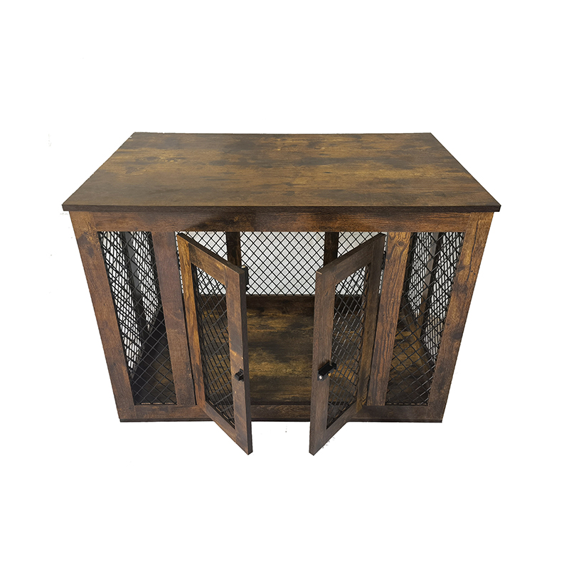 屋内家具スタイルの木製金属大型犬のケージ 屋内家具スタイルの木製金属大型犬のケージ