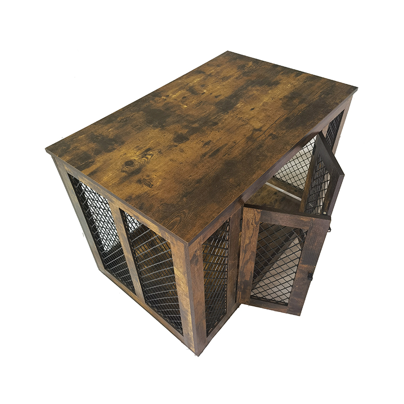 屋内家具スタイルの木製金属大型犬のケージ 屋内家具スタイルの木製金属大型犬のケージ