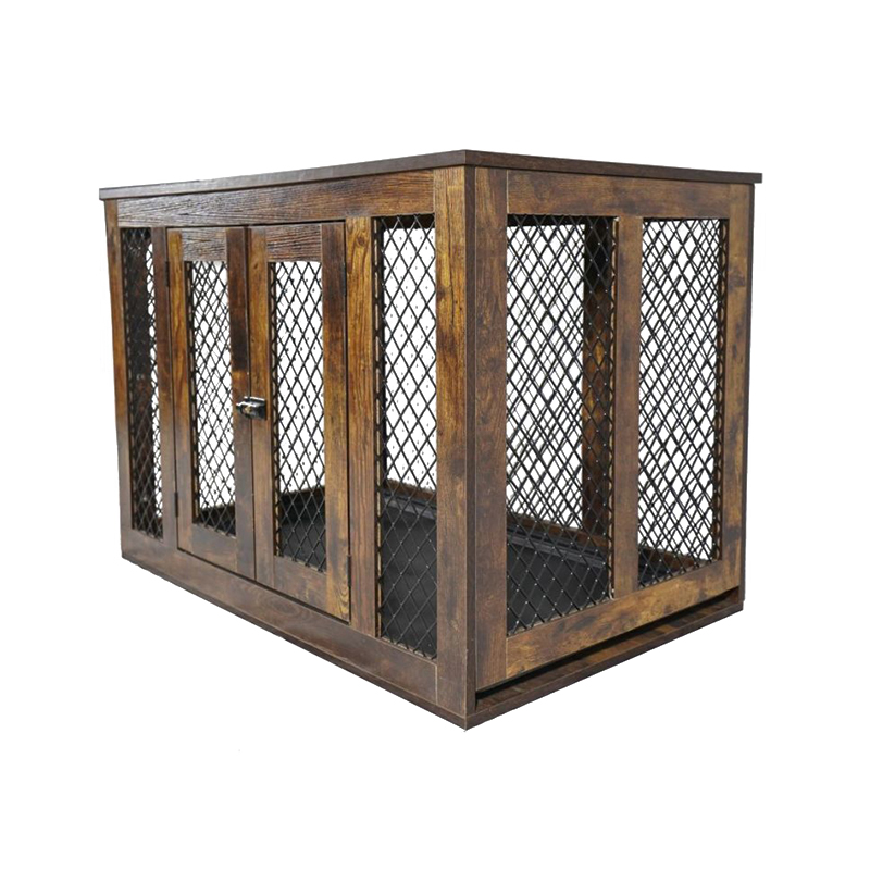屋内家具スタイルの木製金属大型犬のケージ 屋内家具スタイルの木製金属大型犬のケージ