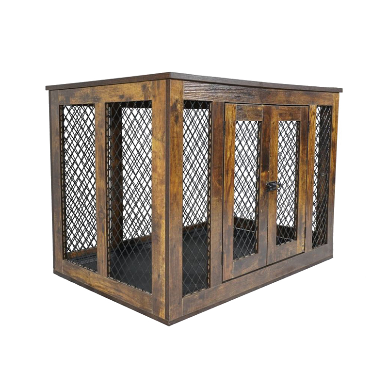 屋内家具スタイルの木製金属大型犬のケージ 屋内家具スタイルの木製金属大型犬のケージ