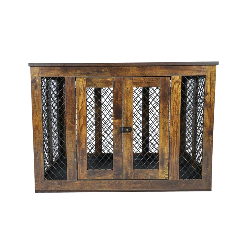 屋内家具スタイルの木製金属大型犬のケージ 屋内家具スタイルの木製金属大型犬のケージ