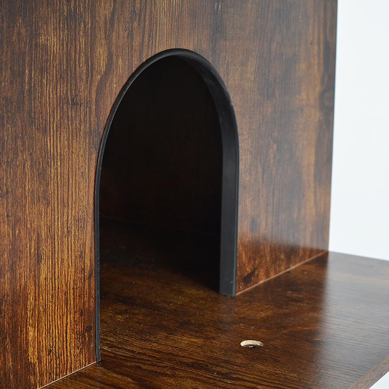 ハンモック付きモダンウッド&メタルキャットツリー屋内タワーコンドミニアム ハンモック付きモダンウッド&メタルキャットツリー屋内タワーコンドミニアム