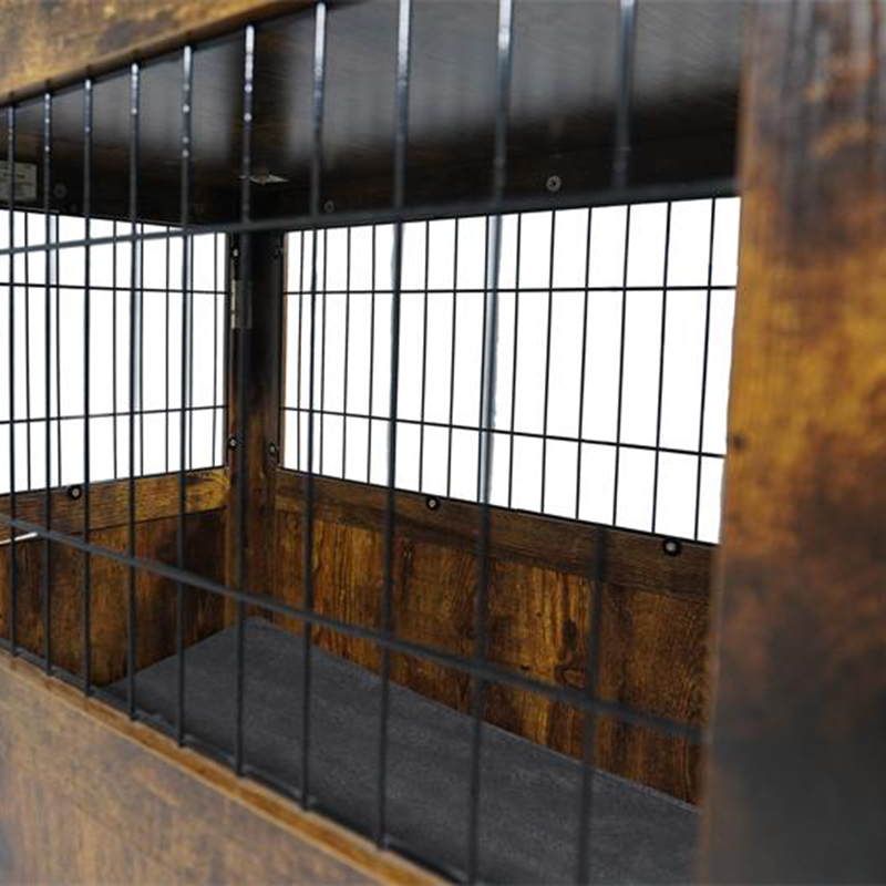 小動物用の家具スタイルの木製金属犬のケージ 小動物用の家具スタイルの木製金属犬のケージ
