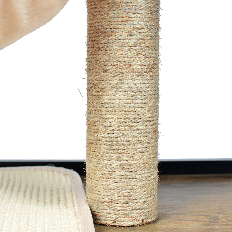 屋内猫のタワーコンドミニアムの猫の木とハンモックとゴミのキャビネット 屋内猫のタワーコンドミニアムの猫の木とハンモックとゴミのキャビネット