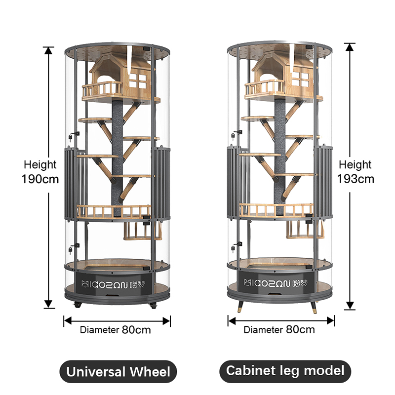 パノラママルチフィーチャヴィラ屋内猫ケージエンクロージャーキャビネット パノラママルチフィーチャヴィラ屋内猫ケージエンクロージャーキャビネット