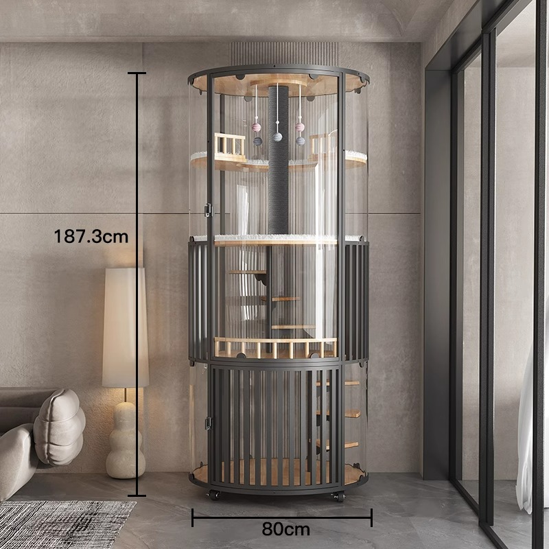 パノラママルチフィーチャヴィラ屋内猫ケージエンクロージャーキャビネット パノラママルチフィーチャヴィラ屋内猫ケージエンクロージャーキャビネット